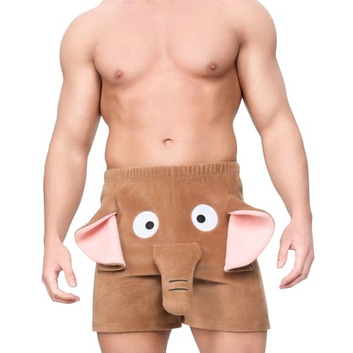 Mens Anime Cartoon Shorts Funny Pants Cute Soft Fleece Pajama Shorts4