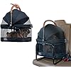 Pet Gear View 360 Pet Carrier & Car Seat with Booster Seat Frame for Small Dogs & Cats, Mesh Ventilation, Push Button Entry, No Tools Required, 4 Colors