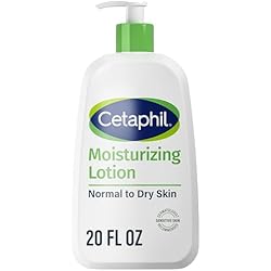Cetaphil Face & Body Moisturizer, Hydrating Moisturizing Lotion for All Skin Types, Suitable for Sensitive Skin, NEW 20 oz, Fragrance Free, Hypoallergenic, Non-Comedogenic
