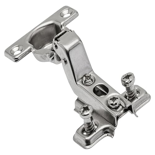 Mprofi MT® 4 Pezzi | Mini Cerniere per Ante Cucina | Ø26mm Battuta Interna | Cerniere per Armadio | Cardini per Mobili | Cerniera per Ante | Cerniera a Molla | Acciaio Nichelato