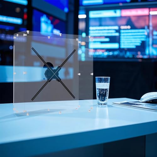 Missyou 3DHologramFan Cover ,3DHologramFan Protective Cover for Collectibles Assemble Clear Acrylic Box Alternative Glass Case (Suitable for 27.5" and below (H 28.4"*W 7.8*L 28.4")) by Missyou - Image 4