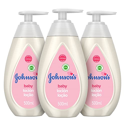 Johnson's Baby Loción Calma la piel seca de tu bebé - 3 x 500 ml