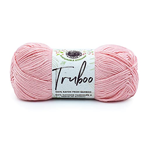 Image of (1 Skein) Lion Brand Yarn Truboo Yarn, Light Pink