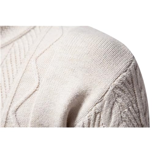 Mens Sweaters White Male Autumn and Winter Casual Assorted Colors Thread Long Mens Pullover Sweaters Dressy2