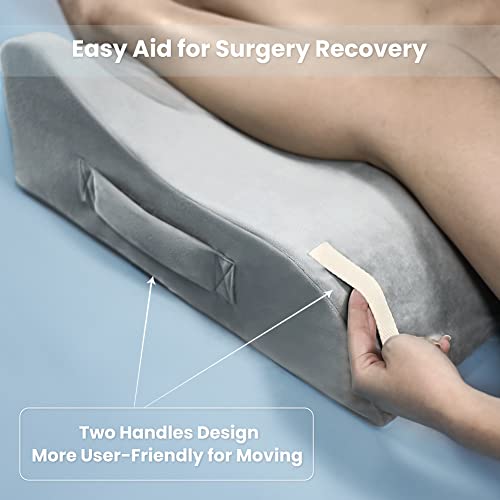 Lightease Post-Surgery Leg, Knee, Ankle Elevation Pillow, Memory Foam Leg Elevating Pillow For Injure, Sleeping, Reduce Swelling #TOP4