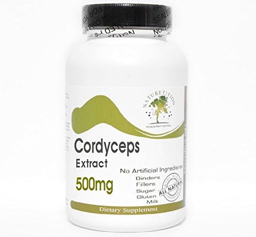 Cordyceps Extracto 500mg  200 Cápsulas - Sin Aditivos  Naturetition Supplements
