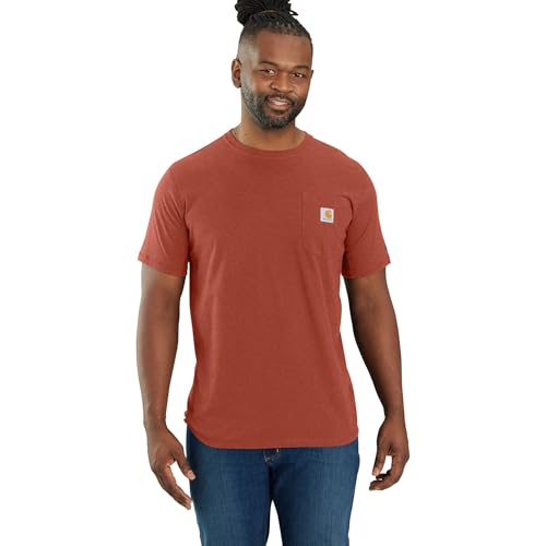 Image of Carhartt Men's Force Relaxed Fit Midweight Short-Sleeve Pocket T-Shirt