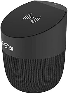 I-STAR Wireless Charging Smart Bluetooth Speaker - Qi Mini Super Bass Bluetooth V4.2