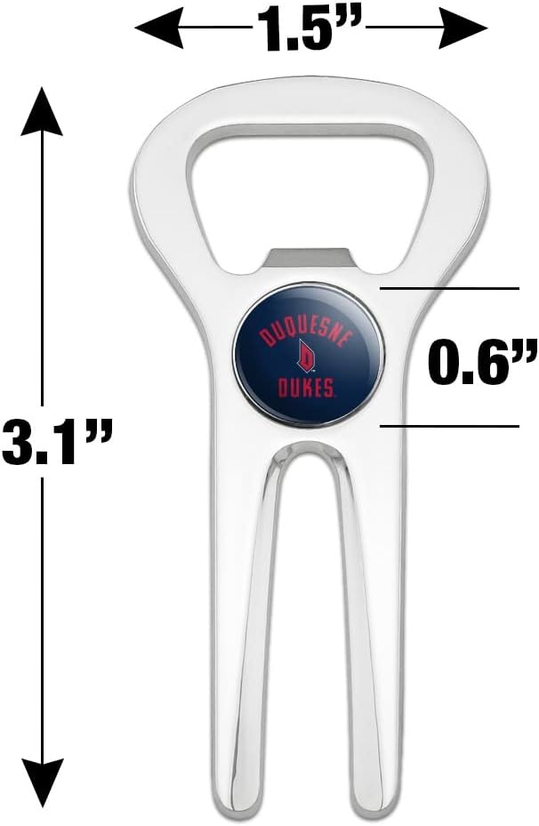 review GRAPHICS & MORE Duquesne University Dukes Logo Golf Golfing Divot Repair Tool Bottle Opener