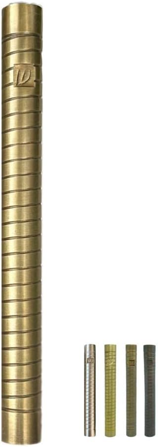 A&S Brass Mezuzah Case With Scroll For Door Weatherproof Metal Mezuza Cover Home Blessing and Protection Housewarming Gift (Bronze/Twisted, 6 Inches)