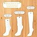 Women Socks Winter Long Cotton Slouch Scrunch Retro Fashion Breathable Warm for Cozy Home Evenings and Casual Outdoor Walks Size 6-11 (white)