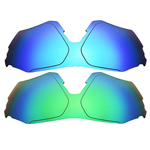 Lentes para Oakley EVZero Range azul verde ideales para tus rutas de ciclismo de montaña