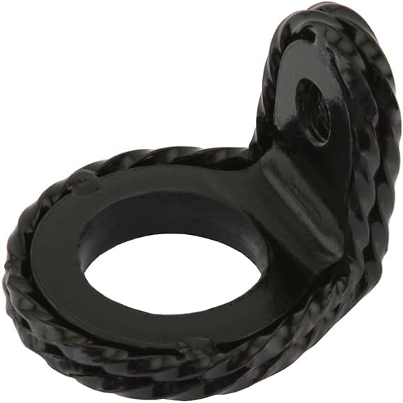 Lowrider Bike Spring Fork Twisted Ring 1 Inch 90 Degrees Black.