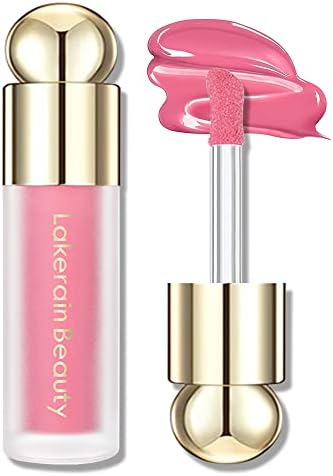 Soft Velvet Liquid Blush Makeup, Face Pigment Face Blusher Girl Soft Matte Cream Blush Liquid Blush, Easy to Blend Blusher, Natural-Looking, Skin Tint Blush Makeup for Soft, Healthy Flush (#02)