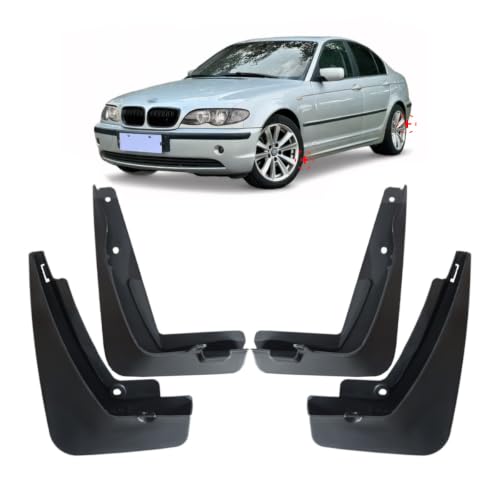 Bavettes garde-boue pour BMW Série 3 E46 protection éclaboussures auto