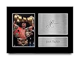 HWC Trading A4 Josh Taylor Cadeaux photo autographe signe imprime pour les fans de boxe - A4