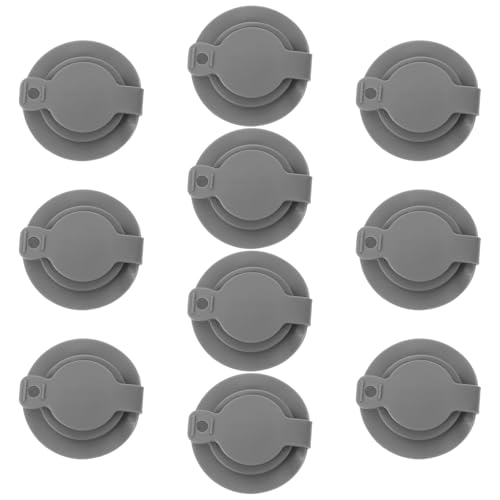 EPIGEIST Tpu Válvula de Extracción para Bolsas de Almacenamiento al Vacío 10 Unidades, Tapón de Sellado Hermético Reutilizable Compatible Bolsas de Compresión para Ropa y Viaje