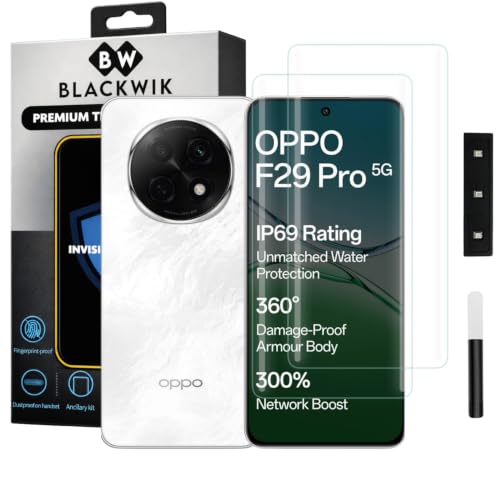 Image of Blackwik UV Curved Tempered Glass for OPPO F29 Pro 5G | 2-Pack