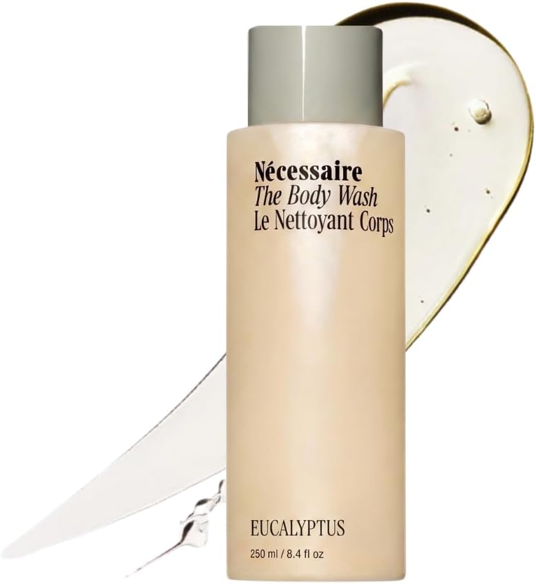Nรฉcessaire The Body Wash Eucalyptus โ Multi-Oil Shower Gel Body Wash for Women + Men. Non-Comedogenic + Hypoallergenic for Sensitive Skin with Niacinamide. 8.4 fl oz.