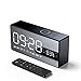 Produktbild Xiaoqingren Drahtloser Bluetooth Lautsprecher led digitalanzeige Tabelle Alarm Uhren fm Radio smart Mini subwoofer Stereo mit Fernbedienung,Schwarz