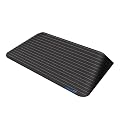 Ruedamann Threshold Ramp, Durable Solid Rubber with 2200lbs Load Capacity, Non-Skid and Anti-Slip Surface, Wheelchair Ramp for Doorways and Bathroom (3 Inch Rise)