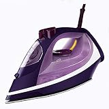 SEESEE.U Elektrisches Dampfbügeleisen 2200W 400ML Wassertank Selbstreinigender Hochdruck-Boost-Dampf Antihaft-Keramiksohle Anti-Scale Anti-Drip Einstellbare Temperatur