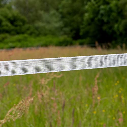 Voss.Farming Weidezaunband 200m, 20mm, 4x0,16 NIRO, weiß 1* Band für den Weidezaun