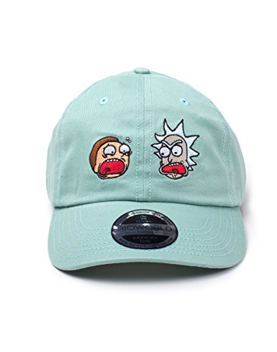 Rick and Morty Herren R&M-Dad Cap Baseballkappe, grün, Einheitsgröße Cover