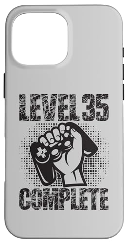 Level 35 �R���v���[�g�o�[�X�f�[�M�t�g 35�΃Q�[�}�[ �X�}�z�P�[�X iPhone 16 Pro Max �p