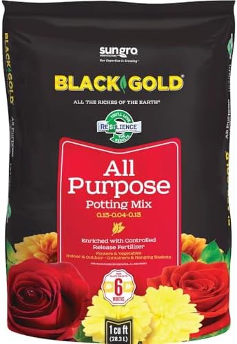 Amazon.com: Sun Gro 13101021 Black Gold All Purpose Potting Mix with ...