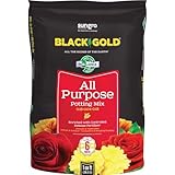 Sun Gro 13101021 Black Gold All Purpose Potting Mix with Fertilizer, 1 Cubic Feet