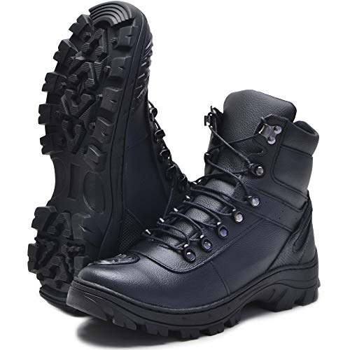 Bota Militar Tratorada Coturno Cano Médio Palmilha Em Gel (39)