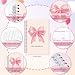 Wxiben ADHD Daily Planner for Adults - Pink Bow Daily Productivity Planner with To Do List Schedule Self-Cares Coquete Undated Task Management Full Focus Organizer for Neurodivergent Women Men