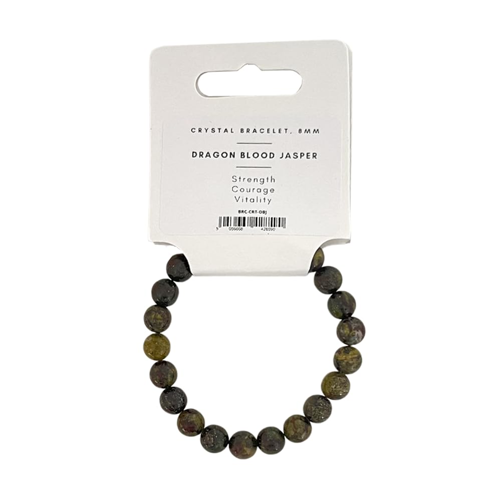 VIE Crystal Bracelet, 8mm, Dragon Blood Jasper
