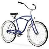 Firmstrong Urban Man Single Speed Beach Cruiser Bicycle, 26-Inch, Matte Blue