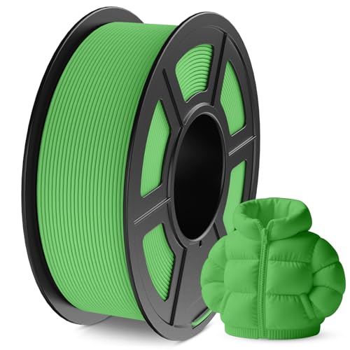 Image of JAYO Matte PLA 3D Printer Filament 1.75mm Green, Matte Surface Conceals Layer Lines Filament, 1.1kg (2.42 lbs) Spool, Accuracy + /- 0.02 mm, Fit Most FDM Printers