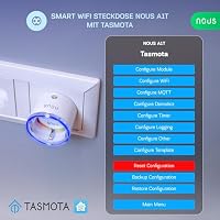 Tasmota Socket NOUS A1T, Smallest WiFi ESP8266 Smart Plug, 10A Mini WiFi Sockets with Power Consumption, Electricity Meter, Timer, Compatible with Alexa, Google Home Assistant, Domoticz, MQTT, 2.4G – Ansicht 3