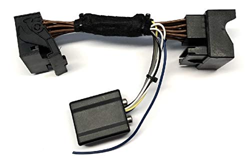 Add A Bass Subwoofer Amplifier Adapter Interface w/Amp Remote Wire to Factory OEM Car Stereo Radio for select VW Made for Jetta Golf CC Passat EOS Tiguan etc- Vehicles listed below