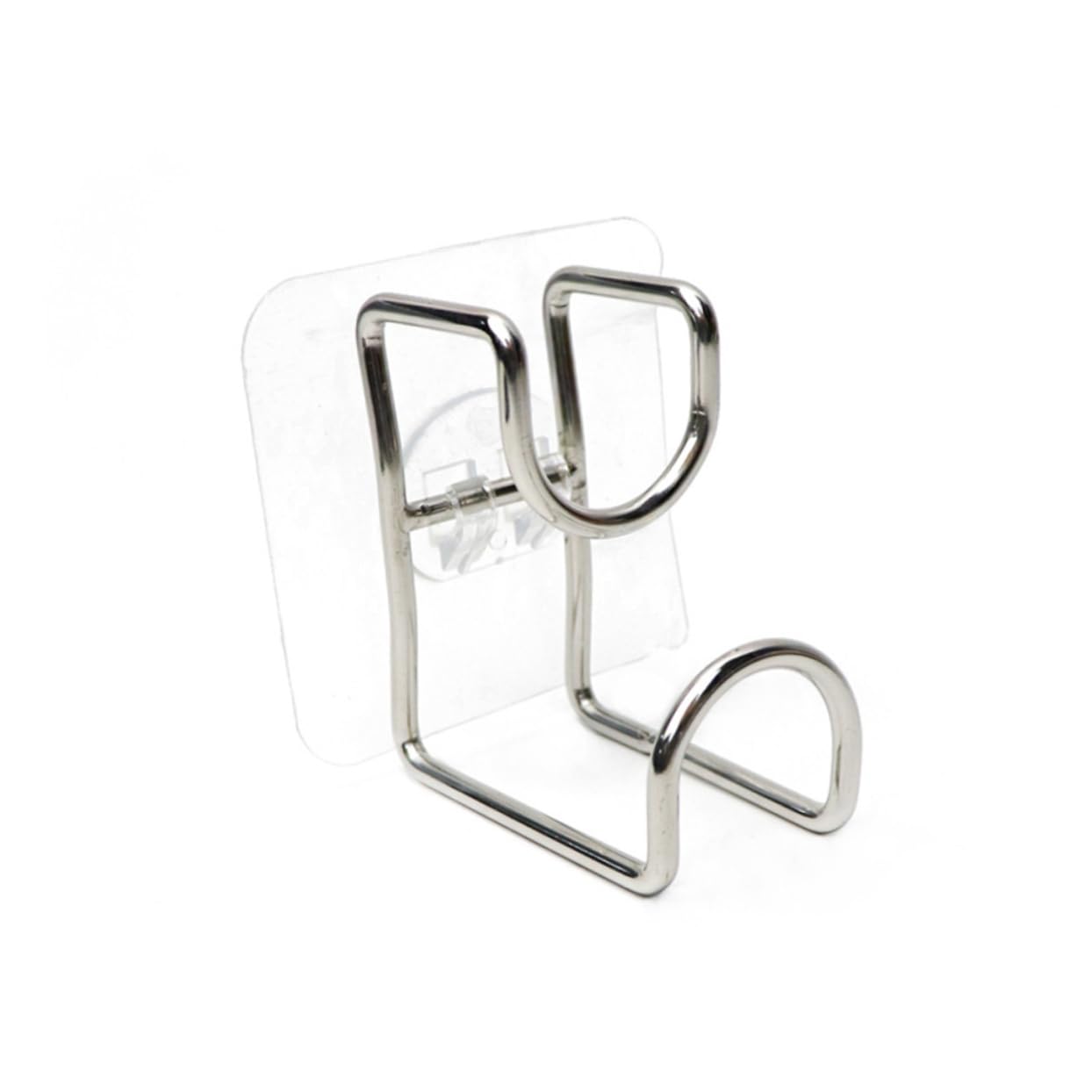 DECHOUS 4PCS Stainless Steel Washbasin Hanging Rack No Drill Multi Purpose Wall Storage Shelf for Kitchen Bathroom Sturdy Traceless Towel Holder Rust Design for Home Organization Silver