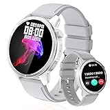 Smart Watch for iOS and Android Phones, (Answer/Make Calls) Bluetooth Smartwatch with Heart Rate/Sle