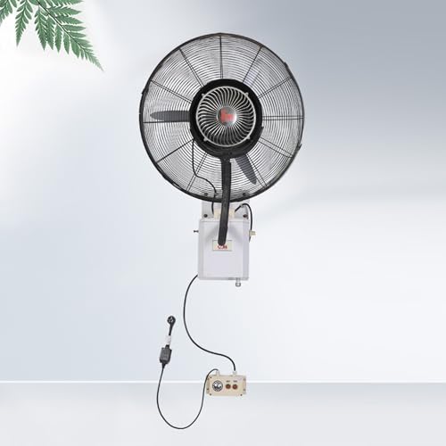 HJYryhyfddply Ventilador de Pared Exterior con 3 Velocidades, Ventilador Nebulizador Exterior para Garaje, Taller e Invernadero
