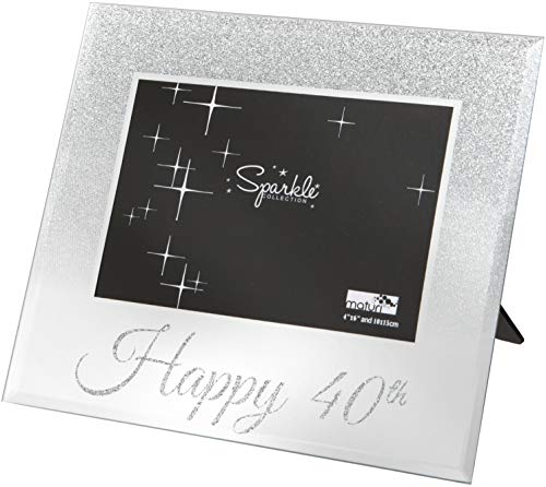 Cornice portafoto Maturi con glitter argento