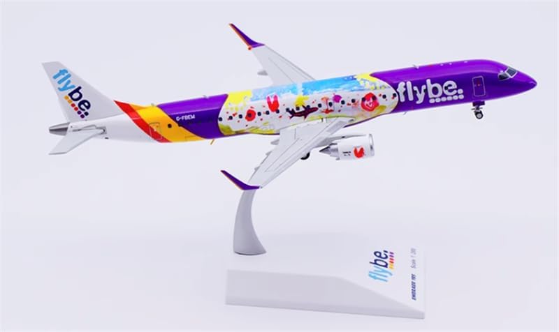 ACE HOBBY for JC Wings for flybe for EMBRAER ERJ-190 G-FBEM 1:200 Aircraft Pre-Built Model
