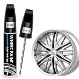 Silver Rim Touch Up Paint - Wheel Scratch Repair Kit for Curb Rash & Scratches, Quick and Easy Rim Paint for Wheel Repair, Universal Silver