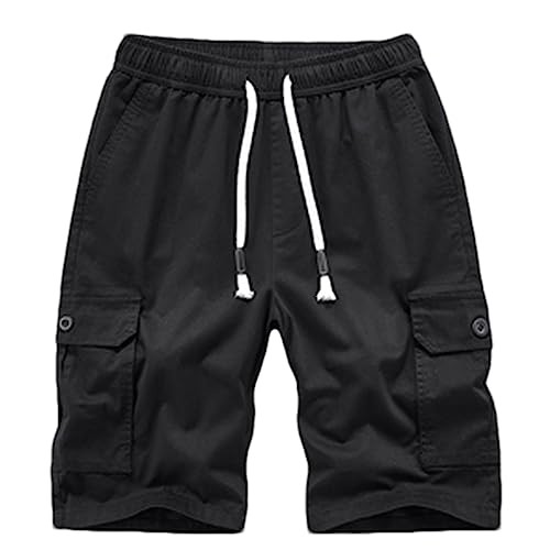Pantalon d'équitation coton business casual shorts à taille élastique 30