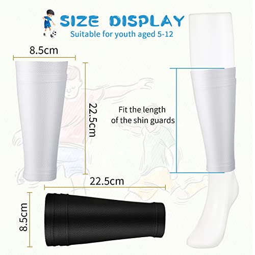 image for Skylety Youth Soccer Shin Guard Covers Support Compression Football Ho