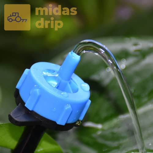 Midas Drip Pressure Compensating Drippers 2 GPH, 50 Pack Irrigation