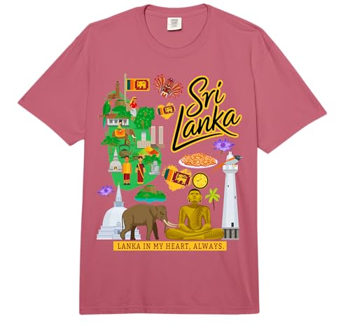 Sri Lanka Flag Themed Idea for Women & Novelty Sri