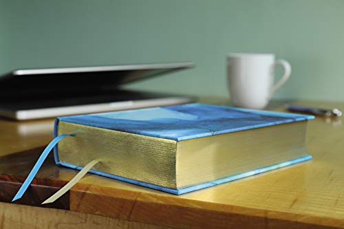 Nrsv, Artisan Collection Bible, Cloth Over Board, Blue, Art Gilded Edges, Comfort Print #TOP7