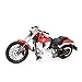 Modele W Skali Symulacyjnej Dla Harley Davis 2016 1:18 Symulacja Statyczna Odlewania Model Motocykla Zabawka Świąteczna Dekoracja Domu Nowe Lata Urodziny Boże Narodzenie (Kolor : Czerwony)